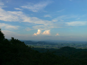 太平山神社の見晴台